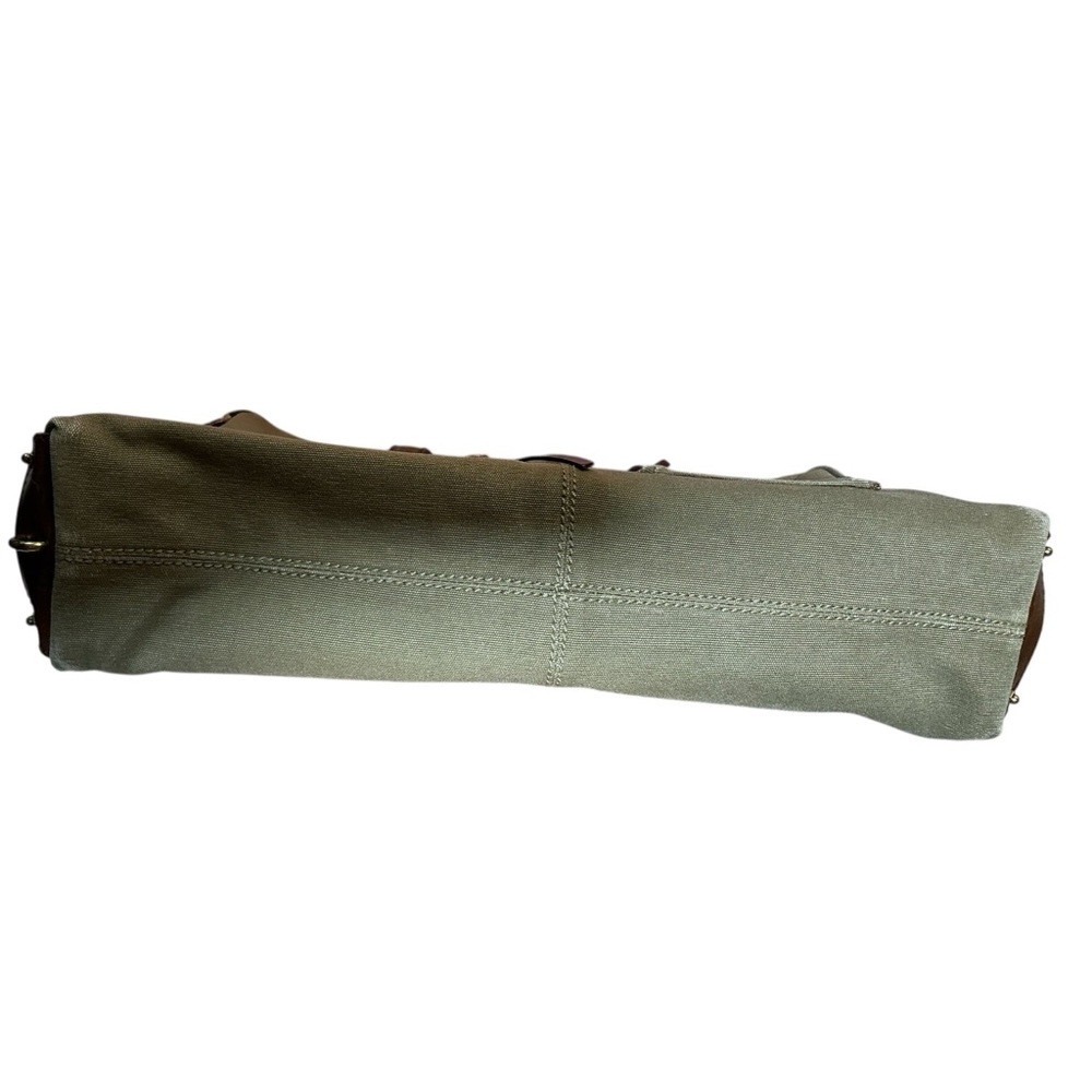 Vintage Y2K Gucci Tom Ford Canvas Cargo Shoulder Leather Utility Bag - Picture 5 of 10